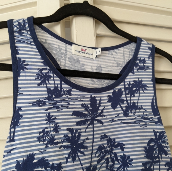 Vineyard Vines Palm Tree Cotton Dress - Picture 3 of 8